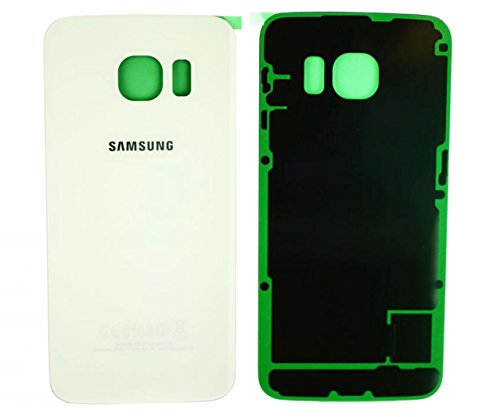 Handyteile24 ✅ ? Akkudeckel Backcover Batterieabdeckung Cover in Weiß GH64-04550B für Samsung Galaxy S6 G920F