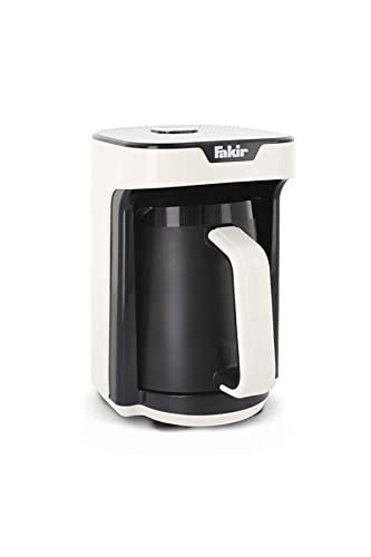 Fakir Kaave Mono 9255001 / Mokkamaschine Kaffeekocher Kaffeebereiter elektrisch, Kunststoff, One Touch Steuerung, 280 ml Kochbehältervolumen, weiß - 535 Watt