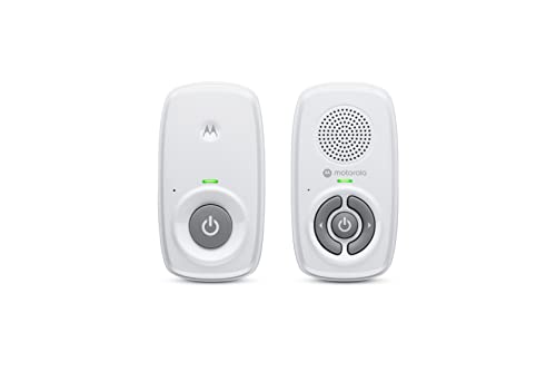Motorola MBP21 Babyphone Audio – 300 Meter Reichweite; Mikrofon mit hoher Empfindlichkeit – Weiß