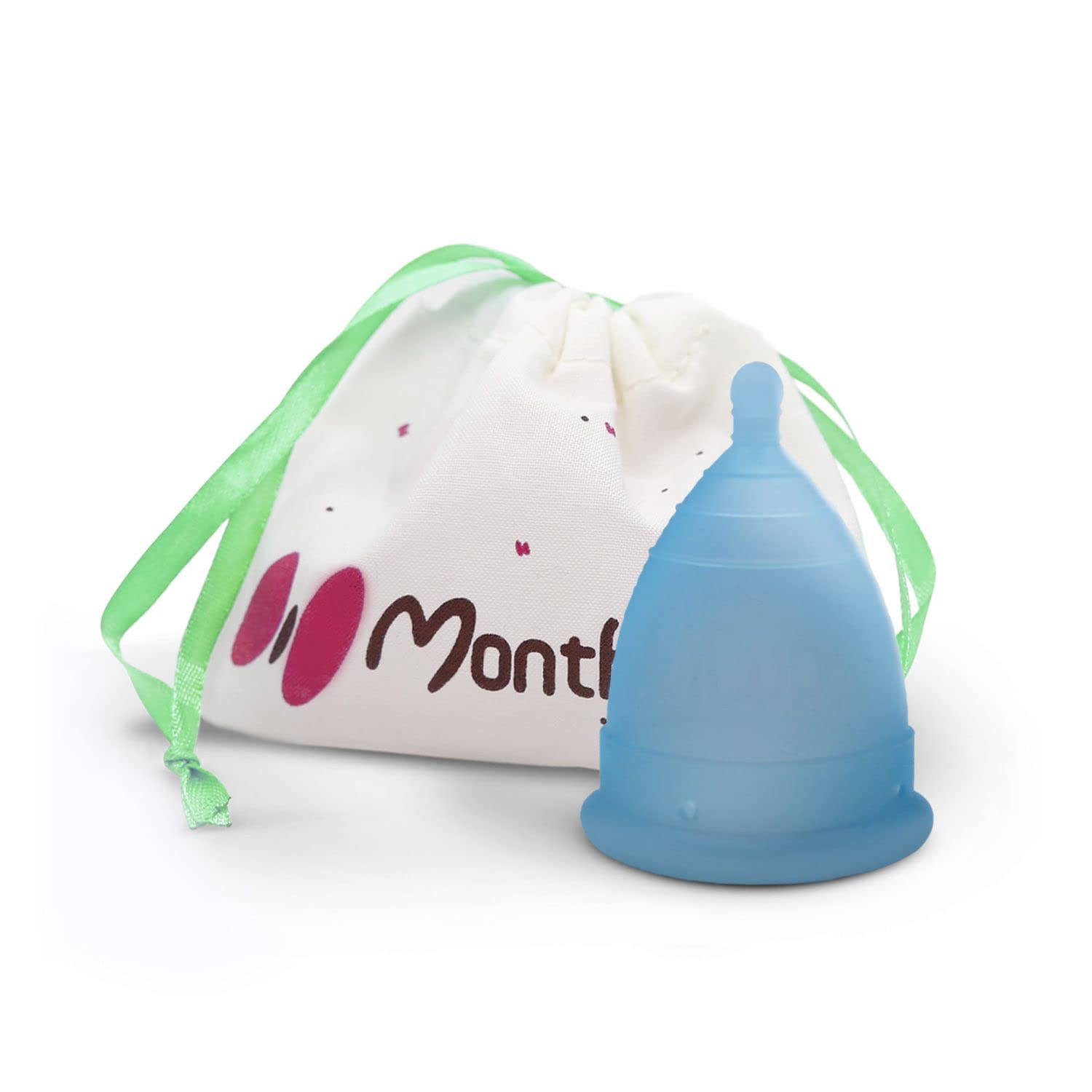 MonthlyCup - Menstruationstasse Made in Sweden | Gr. Mini | für die ersten Jahre der Periode | Wiederverwendbarer | 100% Medizinisches Silikon