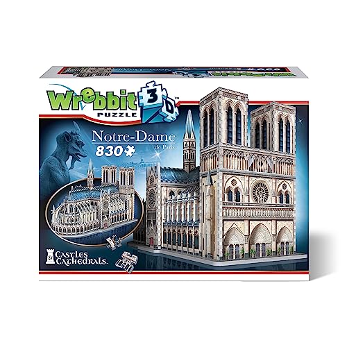 Wrebbit 3D 3D Puzzle - Notre-Dame de Paris 890 Teile Puzzle Wrebbit-3D-2020