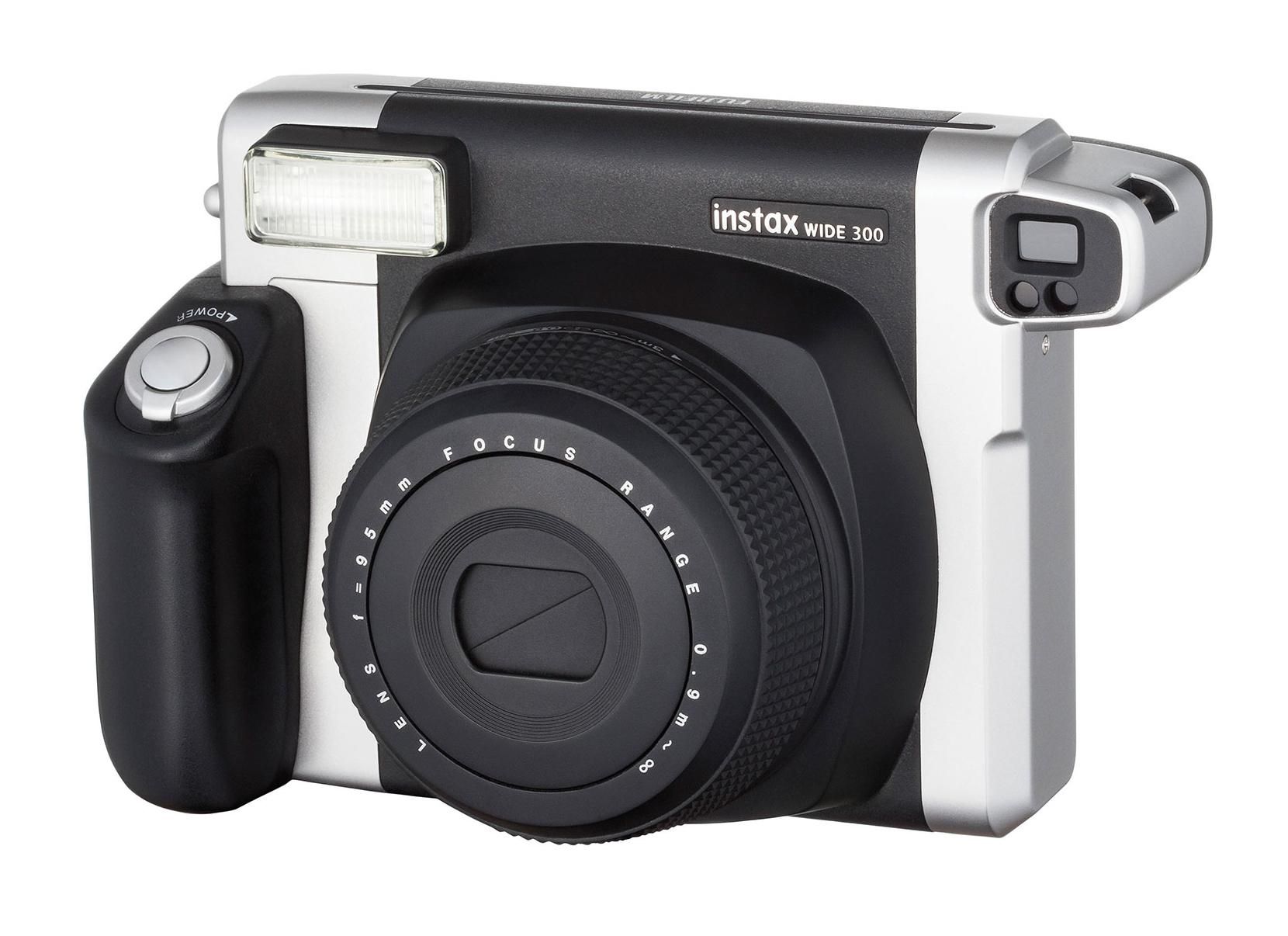 Instax Wide 300 62 x 99 mm Sofortbild Kamera (Schwarz, Silber) (Schwarz, Silber)
