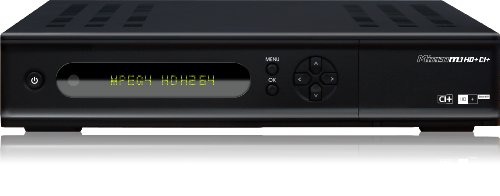 Microelectronic Micro M1HD+CI+ digitaler HD Satelliten-Receiver (Twin-Tuner, 1x CI+, HDMI, Ethernet, USB 2.0, PVR-Ready) schwarz