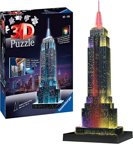 Ravensburger 3D-Puzzle "Empire State Building Night Edition"