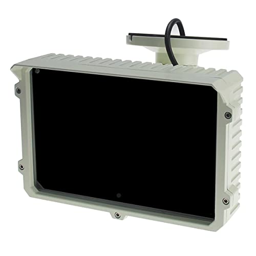 ACC-10 Infrarotstrahler/IR-Strahler mit 18 ultrastarken IR-LEDs und bis zu 130 m Beleuchtungsreichweite, wetterfest ip66, automatische Einschalten