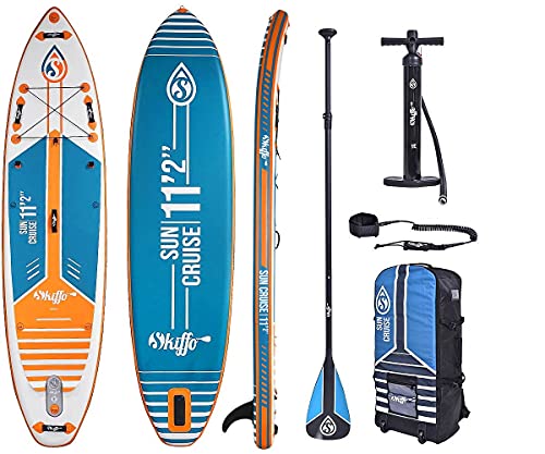 Wassersport SKIFFO SUNCRUISE 11'2”SUP Board Stand Up Paddle Surf-Board Paddel ISUP 340X84cm