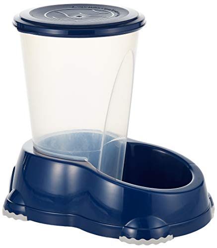 Smart Sipper & Snacker Futter Wasser Automat, Smart Sipper 3,0 l für Wasser, Blau