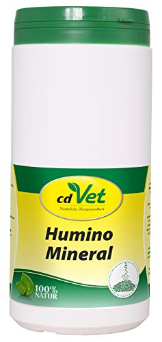 cdVet Naturprodukte HuminoMineral 1 kg - Hund, Katze - Mineralergänzungsfuttermittel - Magen-Darm Regulation - Vitamin + Mineralstoffgeber - hoher Zink + Magnesiumgehalt - Zellschutz - Gesundheit -