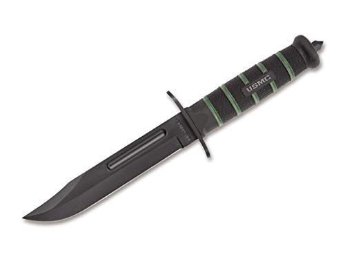 United Cutlery Unisex – Erwachsene Black Out Combat Fighter Feststehendes Messer, Schwarz, 31,7 cm