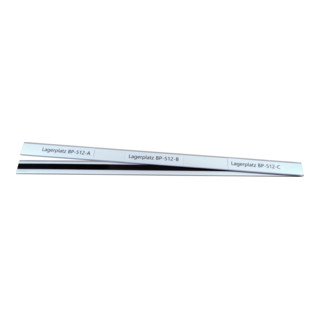 Eichner Magnetische Etikettenhalter aus PVC 80 x 1.000 mm
