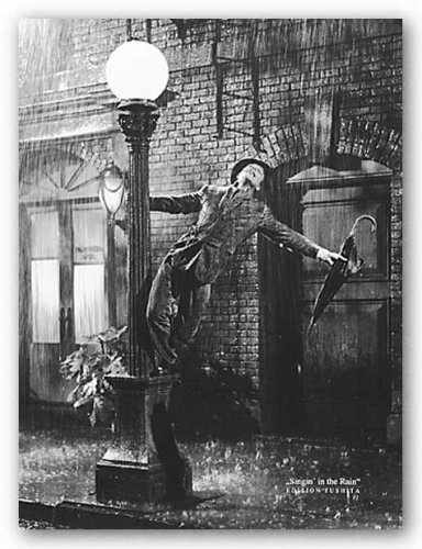 SINGING in the RAIN - Gene Kelly 50 x 70 cm Poster Plakat Kunstdruck Bild