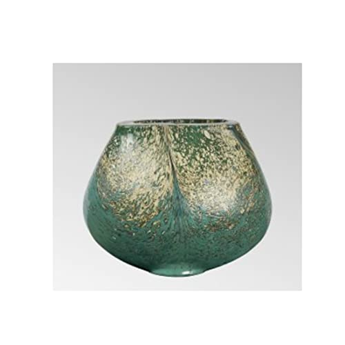 Lambert - Vase, Blumenvase - Tizian - Glas - klein - Farbe: Ocean Multicolor - (ØxH) 25 x 20,5 cm