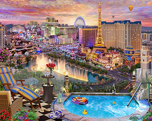 Las Vegas Twilight Puzzle 1000 Puzzle