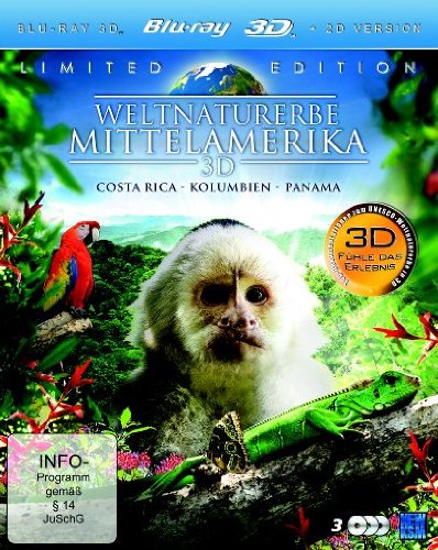 Weltnaturerbe 3D - Mittelamerika (Limited Edition mit Costa Rica / Kolumbien & Panama) (3 Disc Set) [3D Blu-ray]