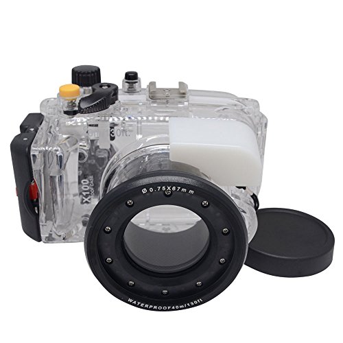 Mcoplus® Tauchen Unterwasser Gehäuse Gehäuse für Sony DSC-RX100 Kamera RX100 wasserdicht 40 M 130 ft