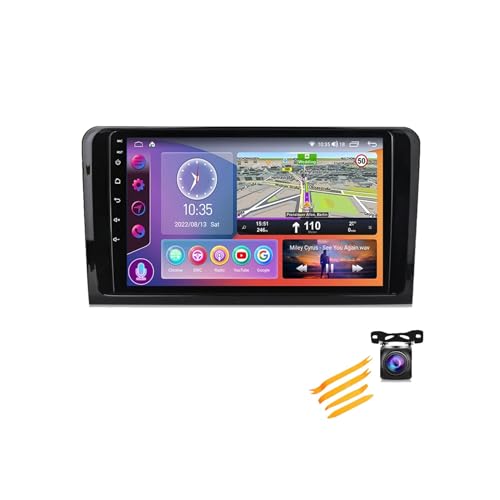 FONALO Autoradio Bluetooth Autoradio mit DAB Navi Android für Benz W164 ML GL 2005-2012 Plug-and-Play Auto-Multimedia-Player mit 1080P HD-Touchscreen DAB/GPS (Color : T850 8G+128G)