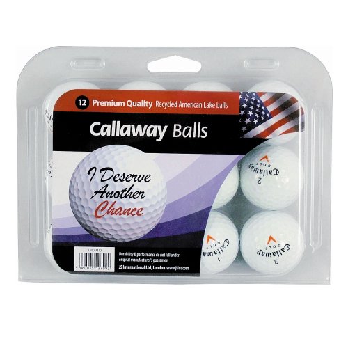 Longridge Callaway Golfbälle Lakeballs HX TOUR REFINISHED 12er Pack, weiß