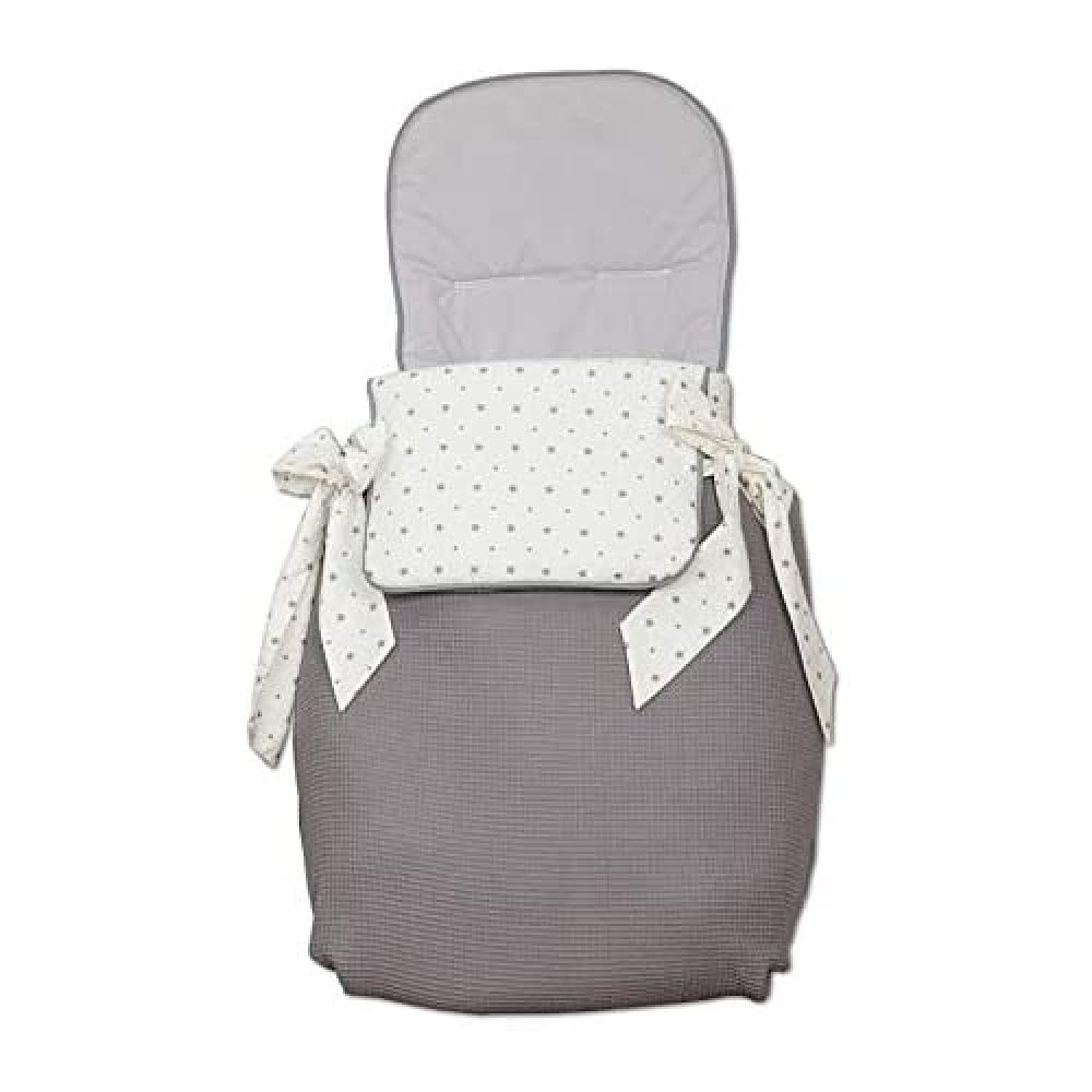 Babyline Little Star Universal-Fußsack, 3-teilig, Grau