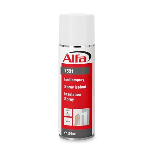 Alfa 6x Isolierspray weiß 500 ml Hochdeckendes Grundierspray zur Absperrung von Problemuntergründen