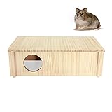 Shuoxpy Kleintier-Versteck, mehrkammeriges Hamsterhaus, Labyrinth, kleine Haustiere, Lebensraum, Dekoration für Hamster, Mäuse, Rennmäuse, Maus (M)