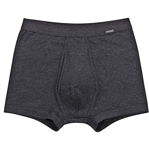 2er Pack Ammann Herren Shorts - Unterhosen mit kurzem Bein - Mit Eingriff und Weich-Elastikbund - Doppelpack - Farbe Dunkelblau - Größe 9