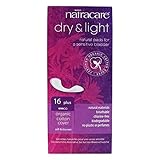Natracare Organic Dry and Light Inkontinenz-Einlagen, 20 Stück