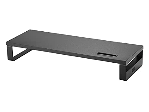 Equip 650881Monitorerhöhung mit USB Anschluss/Flachbildschirm-Tischhalterung/freistehend/schwarz