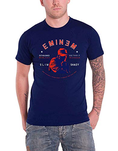 Bravado Herren T-Shirts - Blau - Navy Blue - Small (Herstellergröße: Small)