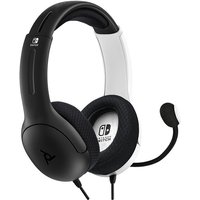 PDP Gaming LVL40 Wired Stereo Gaming Headset: Black & White