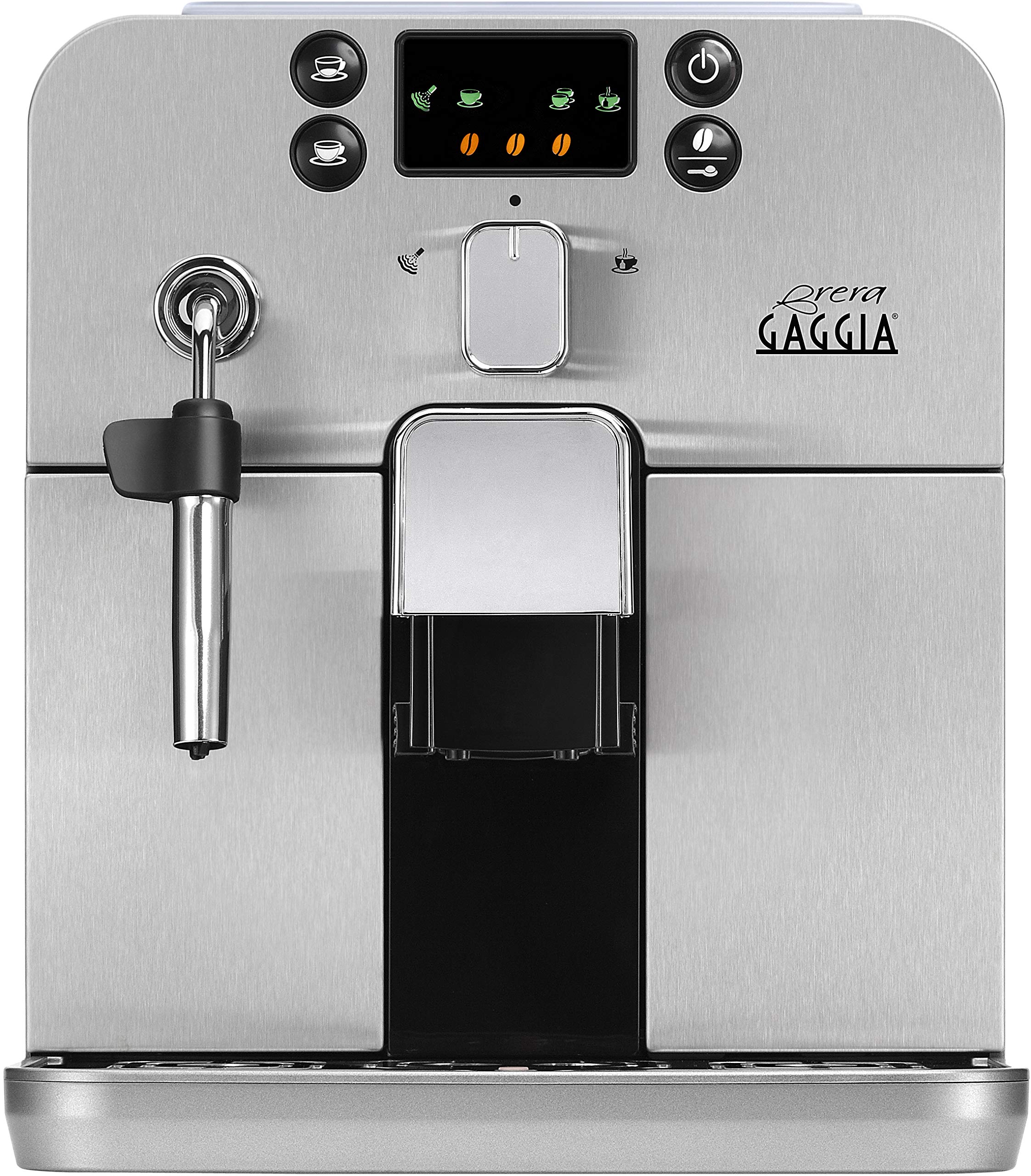 Gaggia RI9305/01 Kaffeevollautomat Brera (Dampfdüse) silber