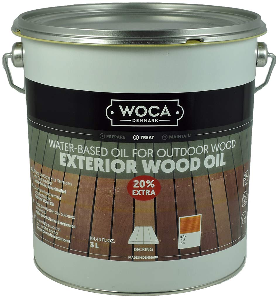 Woca Exterior Öl Teak, 3,0 Liter