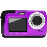 Easypix Aquapix W3048-I Edge violet Digitalkamera 48 Megapixel Violett Unterwasserkamera, Frontdispl