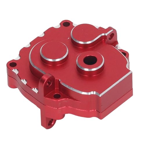 Trisar RC-Getriebegehäuse, Einfache Installation, RC-Getriebegehäuse aus Aluminiumlegierung, Verschleißfest für Wartung (Rot)
