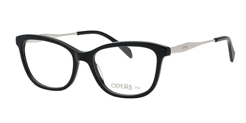 Opera Brille CH440 Brillenfassungen für Damen, Schwarz