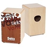 Sela SE 013 Varios Design Snare Cajon mit Sela Snare System, geeignet für Anfänger und Fortgeschrittene, Made in Germany