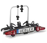 UEBLER I21 15900 Fahrradträger AHK Kupplungsträger 60° abklappbar für 2 Räder