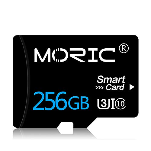 256 GB Speicherkarte, Klasse 10, Micro-SD-Karte, kompatibel mit Computerkamera und Smartphone, TF-Speicherkarte mit SD-Kartenadapter (256 GB)