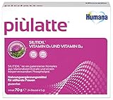 Humana Piùlatte, für stillende Frauen mit Vitamin D3/Vitamin B12 und Silitidil, 6er Pack (6 x 70 g)