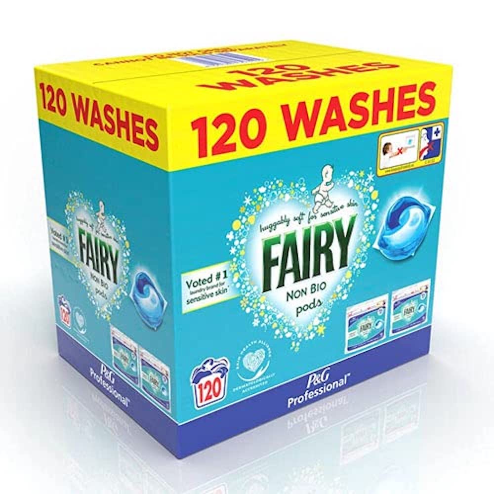 Fairy Non Bio Pods Waschmittel-Kapseln, 120 Waschgänge