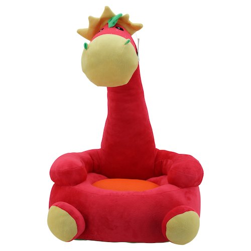 Sweety Toys 7134 Kinder Sitzkissen Sitzsack - Dinosaurier ROT