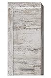 trendteam smart living - Hängeschrank Wandschrank - Badezimmer - Cancun- Aufbaumaß (BxHxT) 36 x 79 x 23 cm - Farbe Canyon Weiß Pine - 125950368