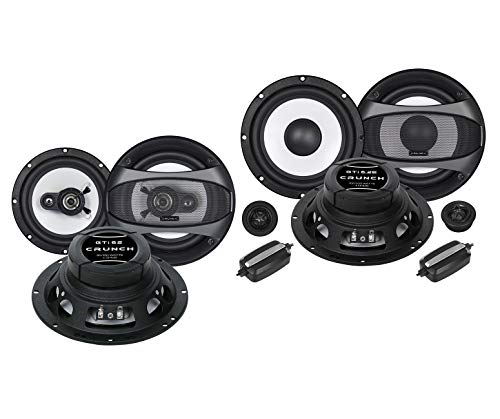 Mediadox Crunch Front/Heck 16,5cm/165mm Auto Lautsprecher/Boxen/Speaker Komplett-Set kompatibel für Subaru