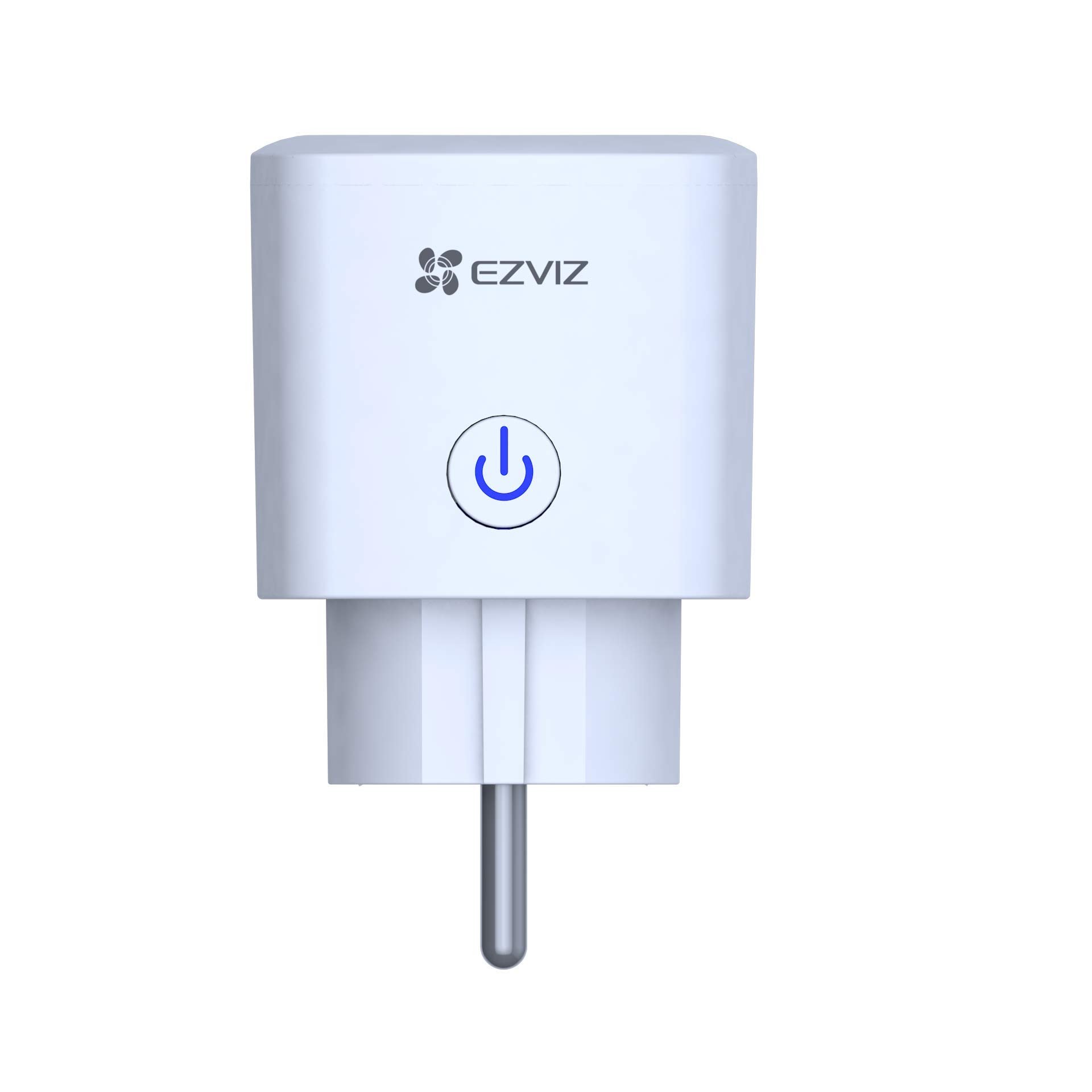 EZVIZ T30 WLAN Smart Plug mit Fernbedienung, Mini Size Smart Plug ohne Hub, funktioniert mit Mobilgeräten, kompatibel mit Alexa, Amazon Echo und Google Home, T30-B, weiß
