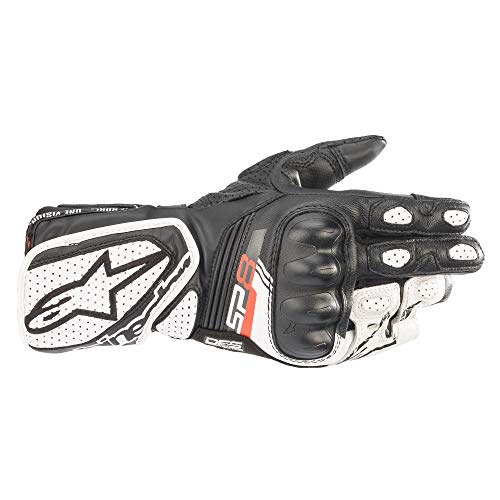 Alpinestars Stella SP-8 V3 Gloves Sporthandschuhe Motorradhandschuhe Lederhandschuhe, BLACK WHITE DIVA PINK, S