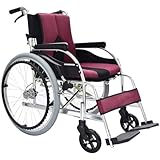 Manueller Rollstuhl/Ältere Menschen Faltbarer, Leichter Kleiner Ultraleichter Aluminiumlegierungs-Optionaler Aufblasbarer Hand-Tretroller Für Ältere Menschen,C