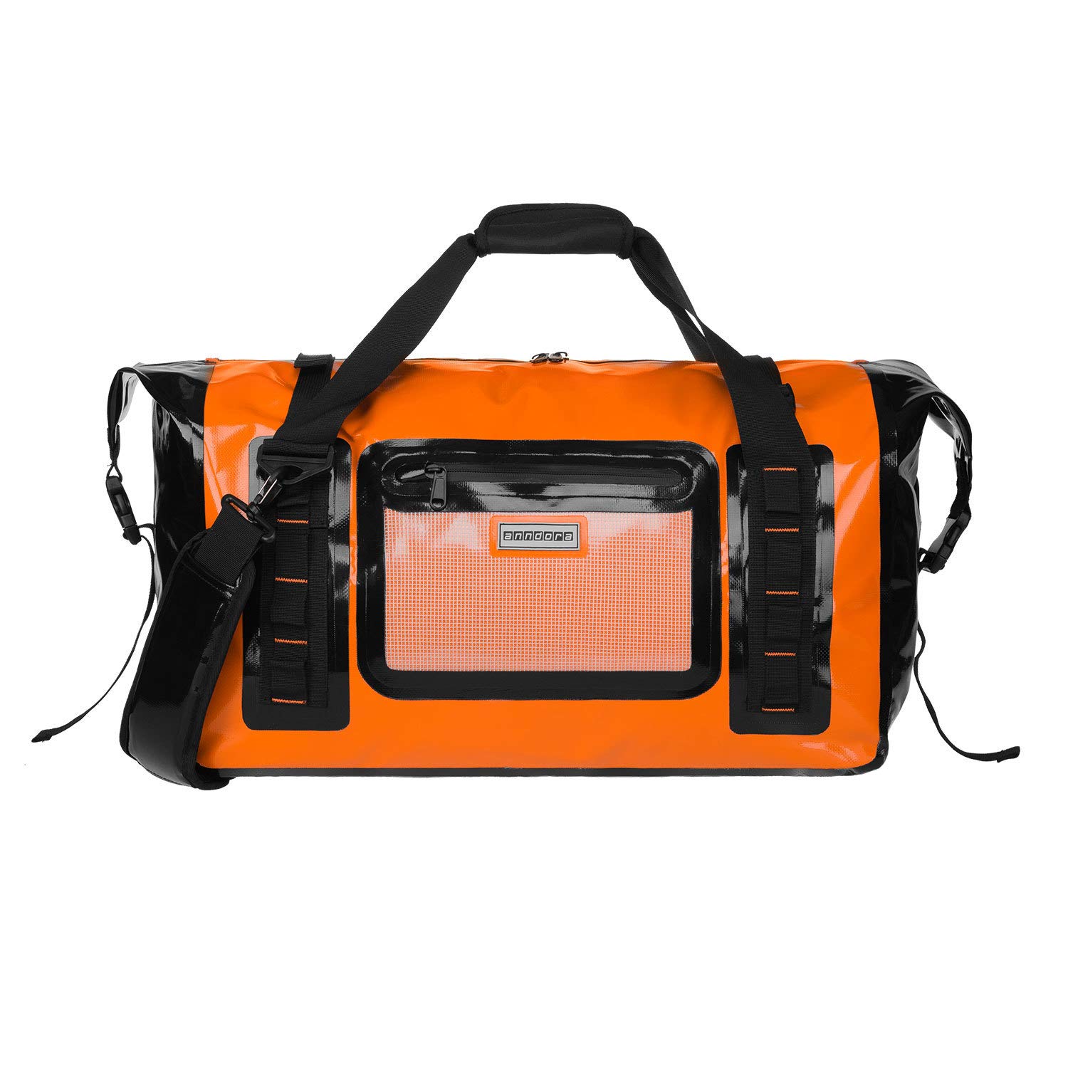 anndora Wasserfeste Reisetasche 50L Sporttasche Segeltasche wasserdicht Orange Dry Bag