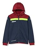 uhlsport Offense 23 Multi Hood Jacke mit Kapuze für Herren XXL Marineblau/rot/weiß