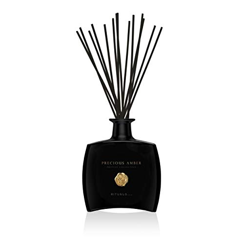 RITUALS Precious Amber Luxury Oil Reed Diffuser Set - Fragrance Sticks with Juniper, Fresh Cardamom, Vetiver, Patchouli & Amber - 15.2 Fl Oz