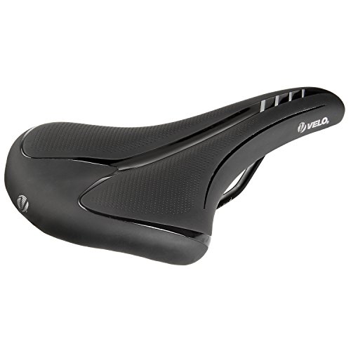 Velo FIT Athlete BC Fahrradsattel, schwarz, L