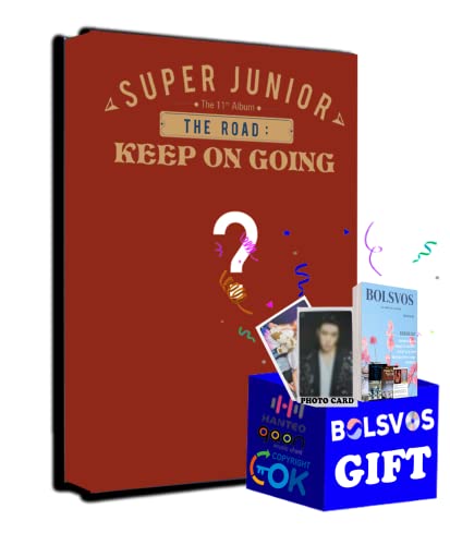 Super Junior - The Road : Keep On Going [Street ver.] (11th Album) Album+BolsVos K-POP eBook (21p), Photocards